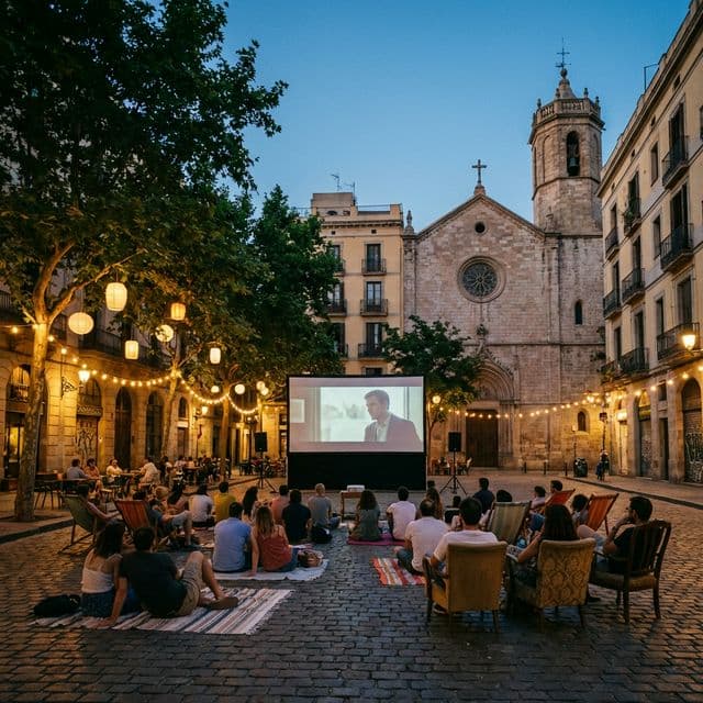 Cine de Verano en las Plazas de Gràcia